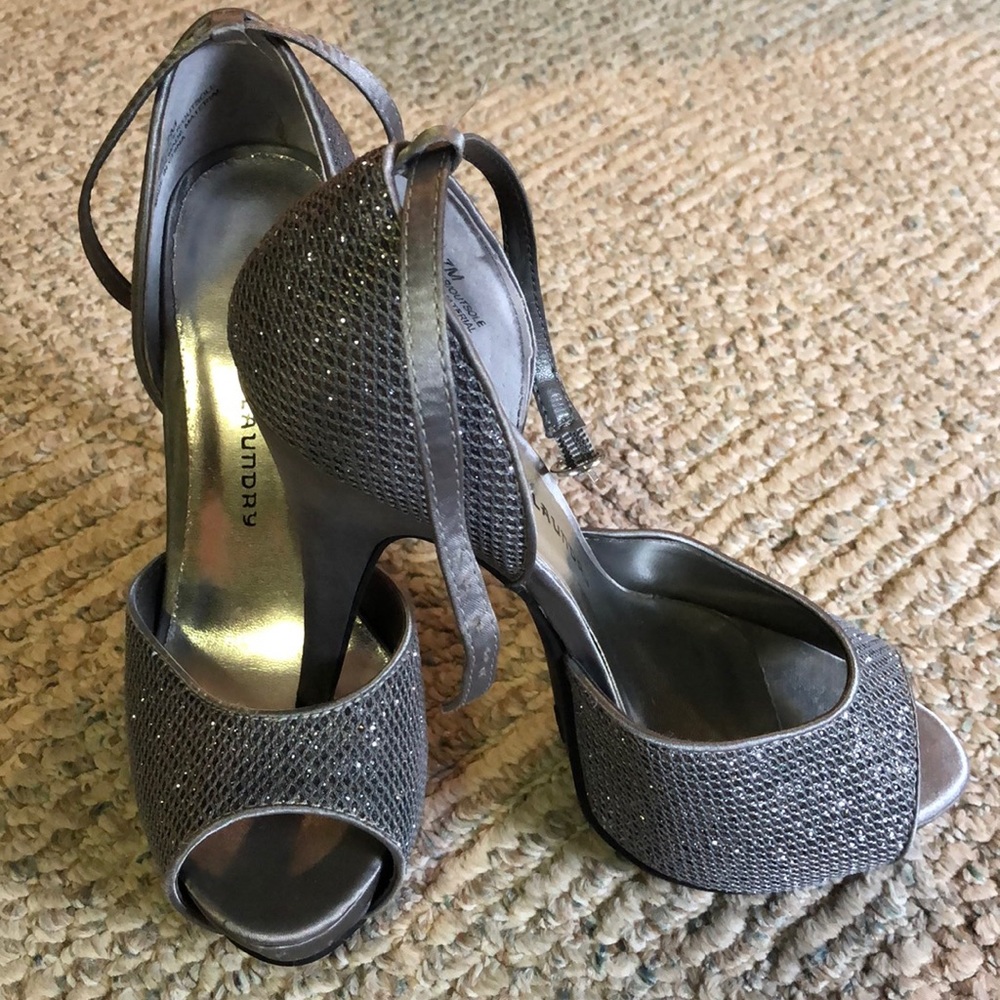 Chinese Laundry glitter heels